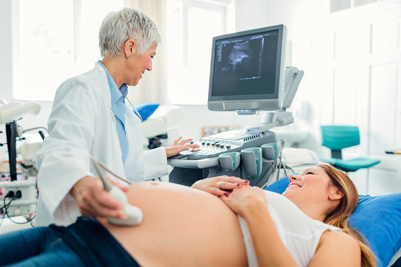 Woman in ultrasound