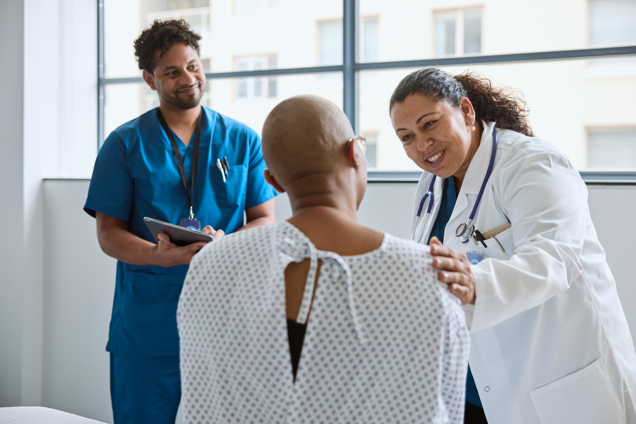 Patient with care team