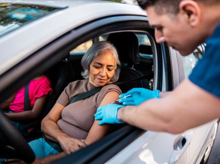 flu clinic drive through